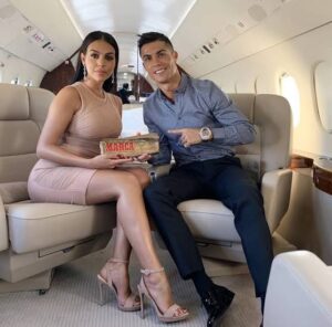 Cristiano Ronaldo and wife, Georgina Rodriguez