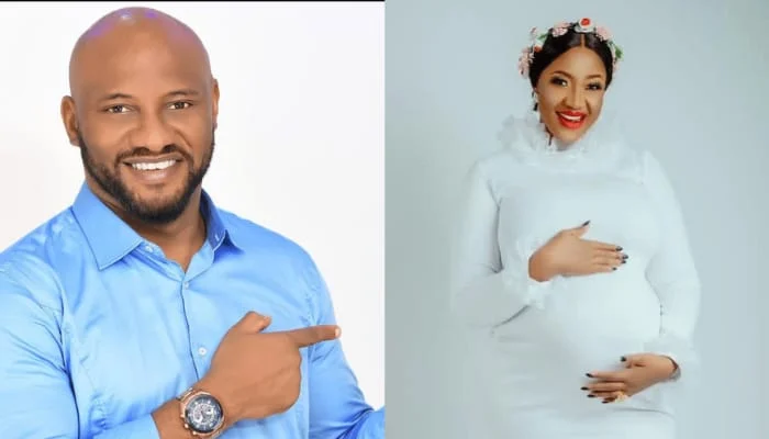 Yul Edochie and his second wife.